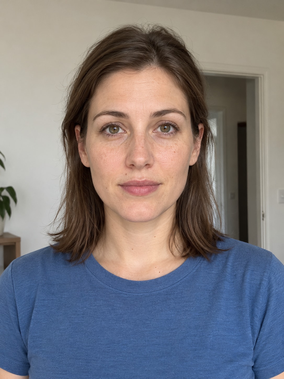 Fictional AI reference example · Front view